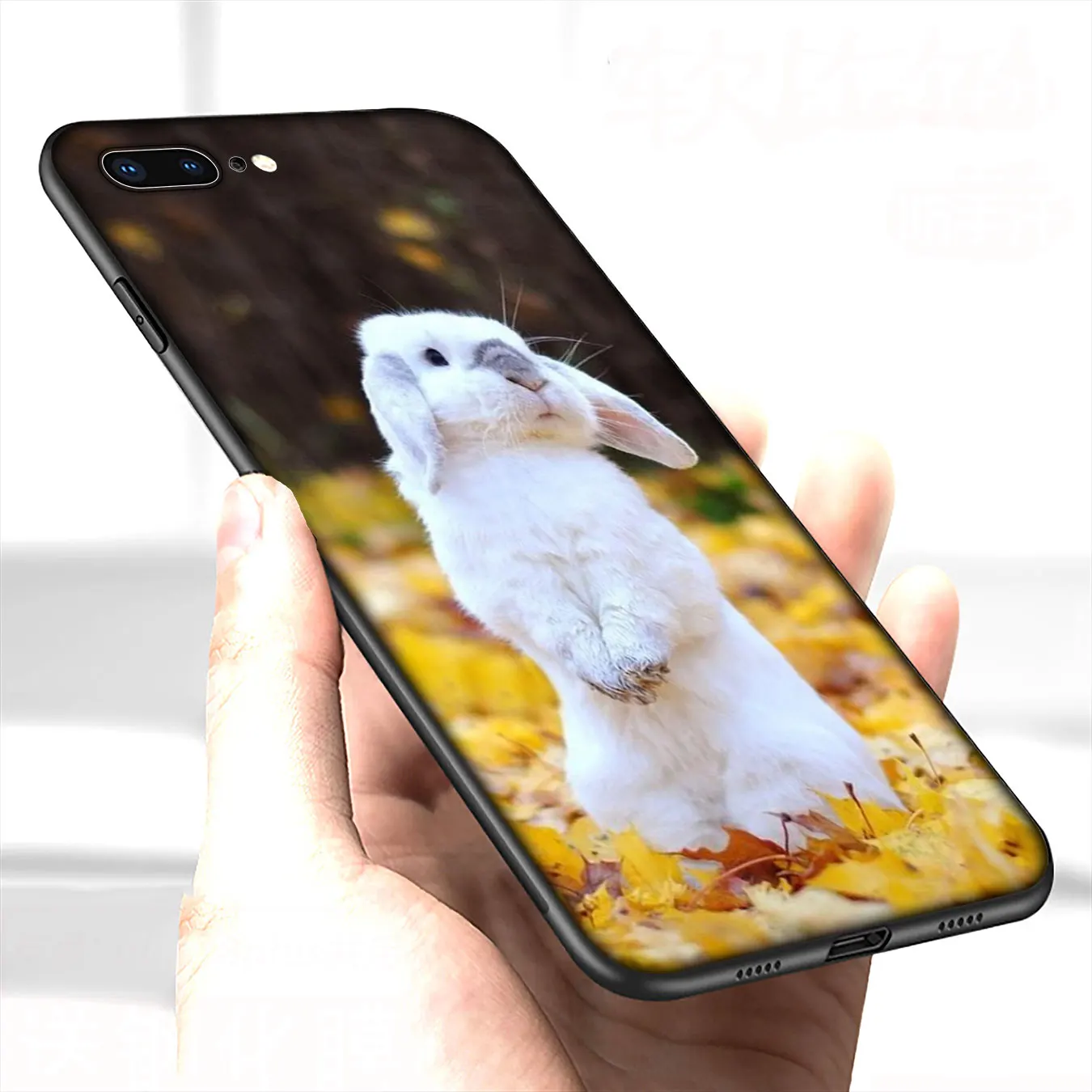 IYICAO милые белые с рисунком кролик для малышей мягкий силиконовый чехол iPhone 12 мини