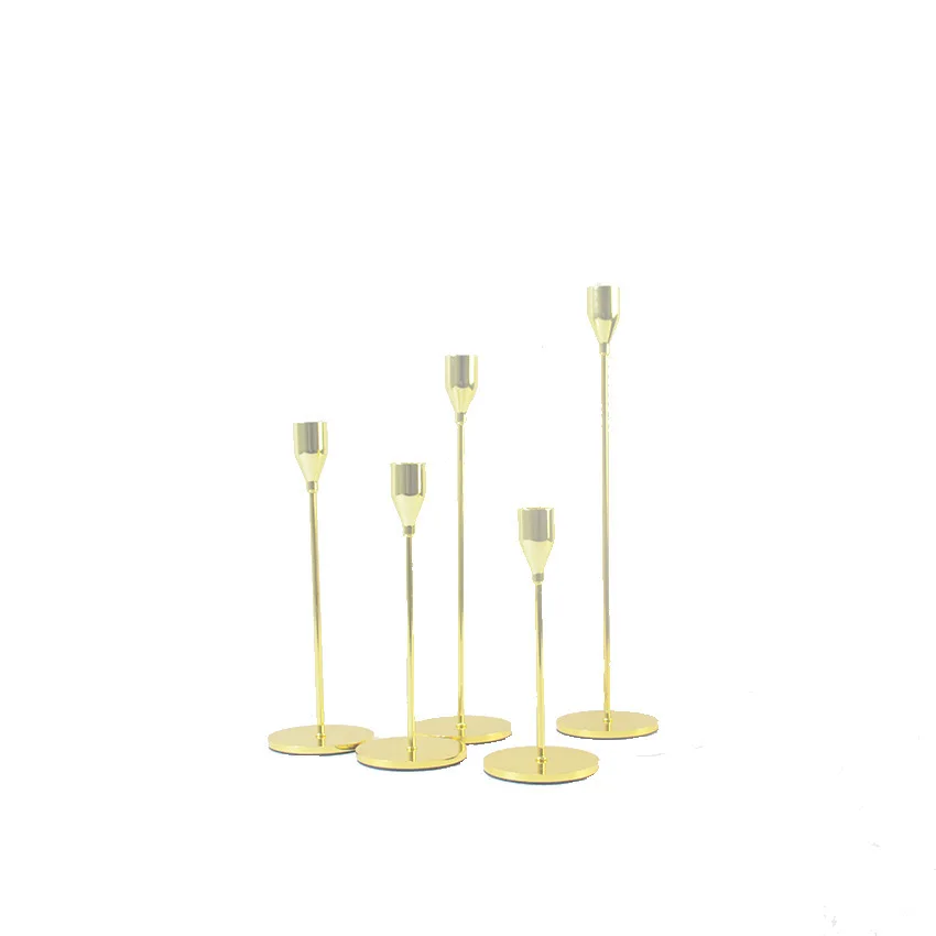 

Simple candlestick romantic candlelight dinner candle home living room decoration ornaments Nordic iron tabletop table