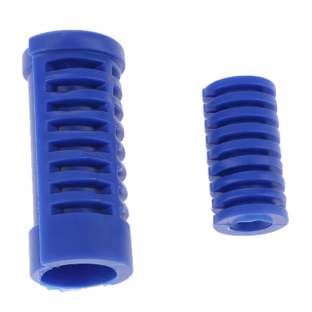 

2 Pieces Motorcycle Gear er Lever Rod and Footrest Pedal Rubber Cover Universal For Most Motorcycles