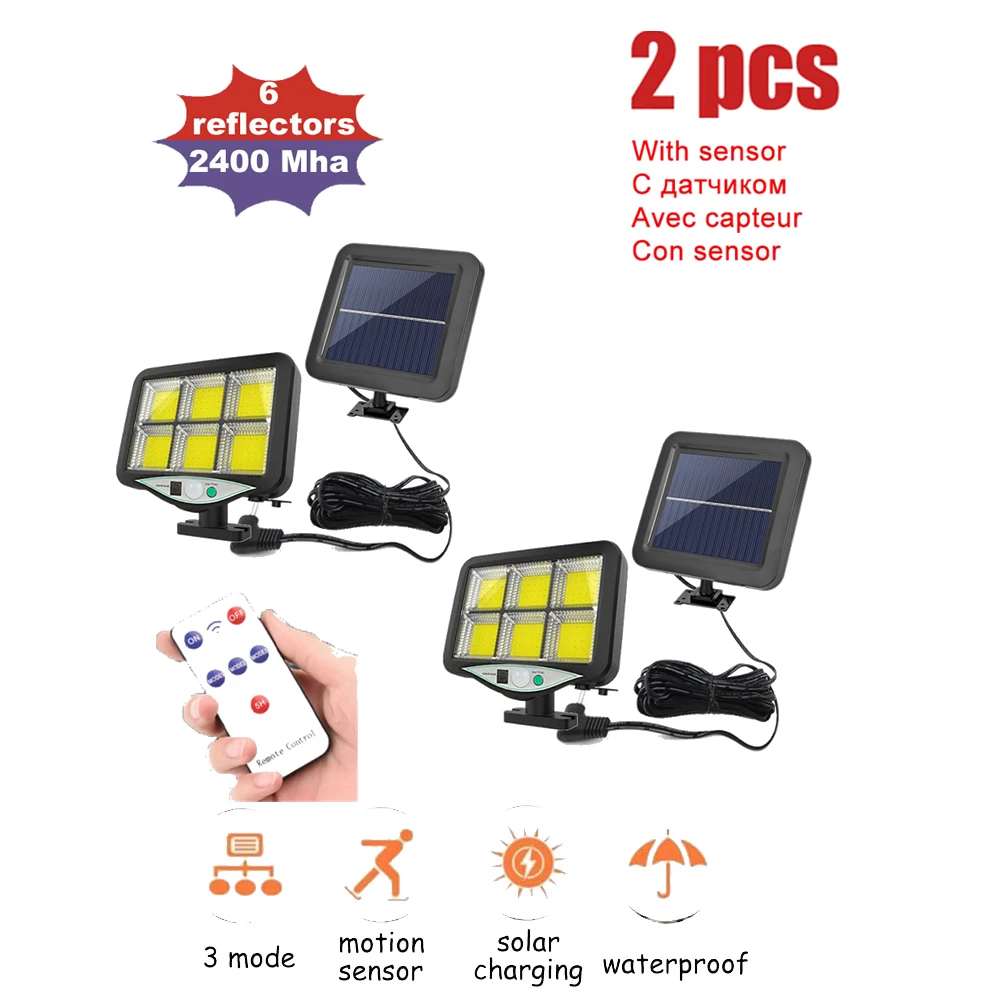 

whole sale series Solar Light Motion Sensor Waterproof Sunlight Garden Decoration Street Solar Powered patio decor Wall Lamp rem
