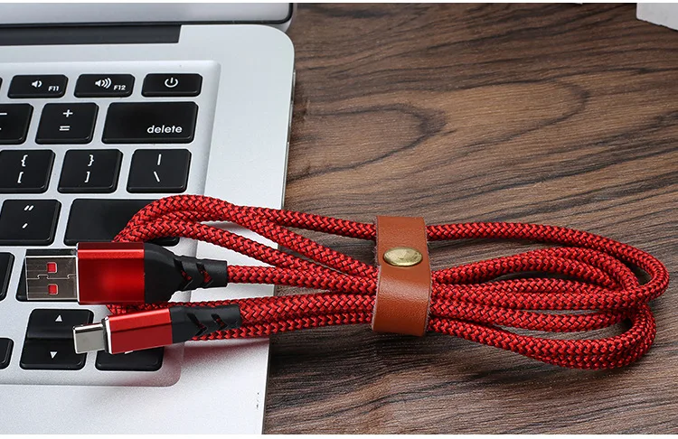 Red Кабель для быстрой зарядки 5А type C для huawei P30 P20 mate 20 Pro OnePlus 7 Pro 7 1+ 6T 1+ 5T USB-C шнур для быстрой зарядки - Color: Red