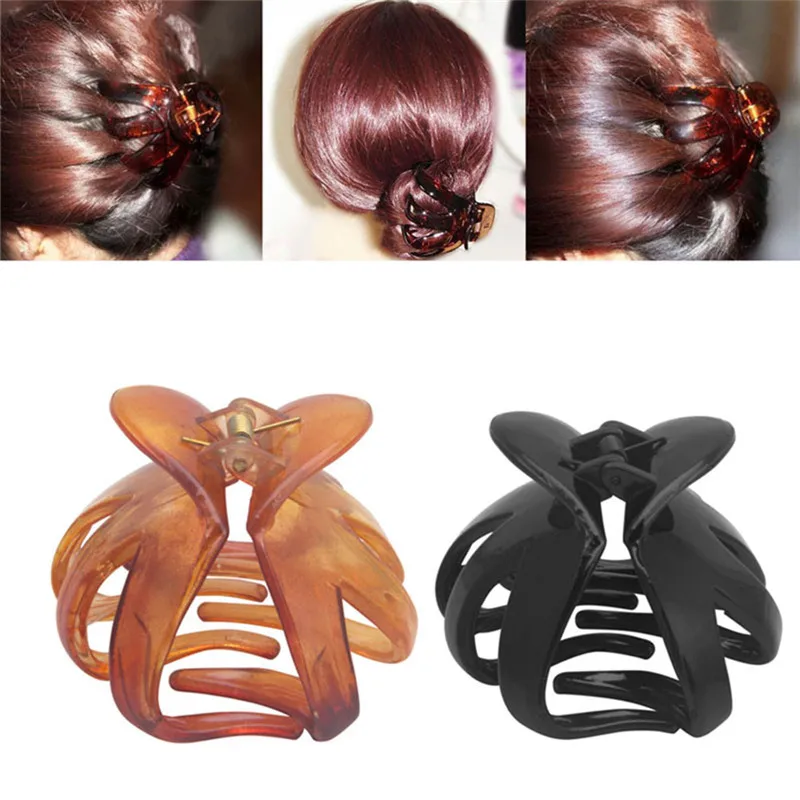 Изогнутый дизайн ручка в форме сердца Большой размер женщин осьминог коготь