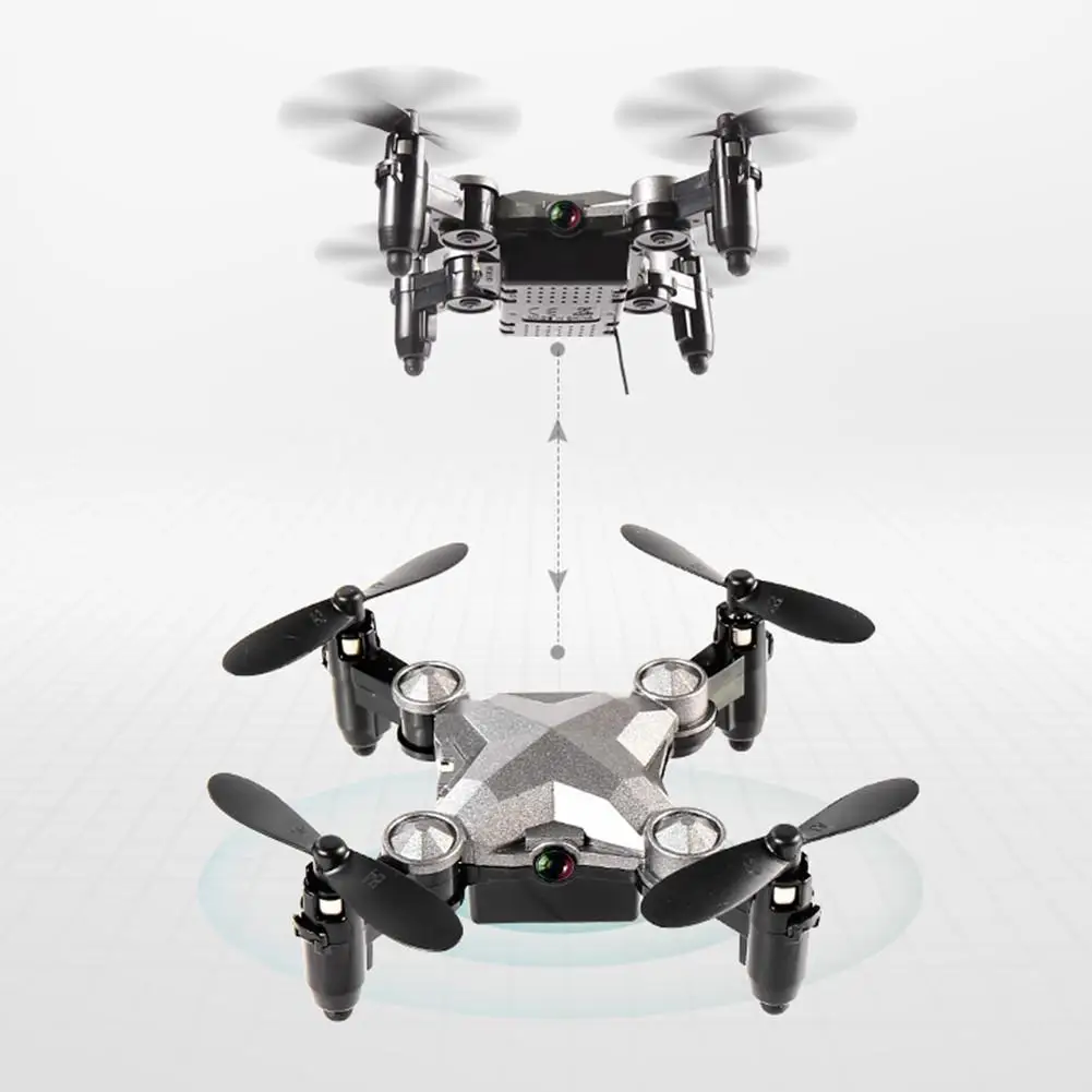Складной беспилотный летательный аппарат чемодан Дрон с камерой wifi Квадрокоптер