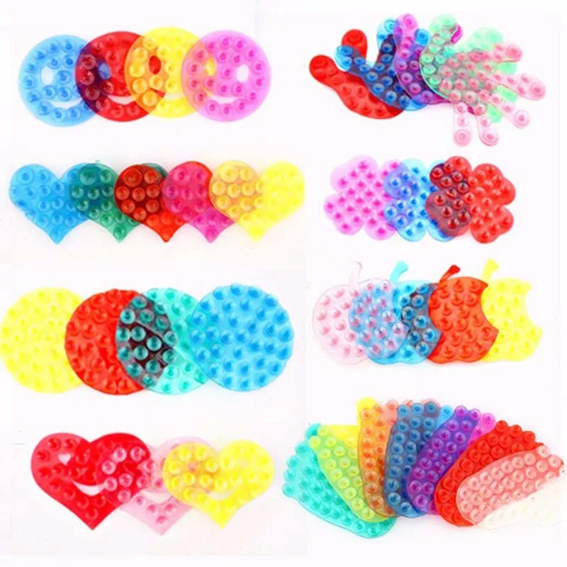 10 шт./лот Новинка симпатичная прочная двухсторонняя Вакуумная присоска