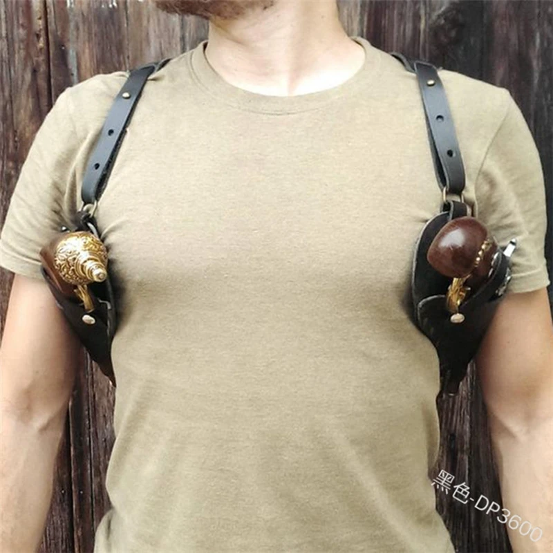 LCSP средневековый пиратский капитан перекрёстных подмышек Двойной Пистолет