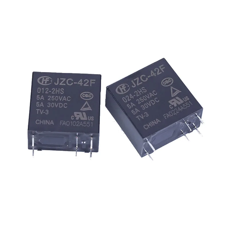 5 шт. Горячая новинка HF42F фотосессия JZC 42F 012 024 2HS JZC42F012/0242HS 12 В 24 В реле 12 В постоянного тока 12 В постоянного тока 24 В постоянного тока 24 В постоянного тока 24 В постоянного тока