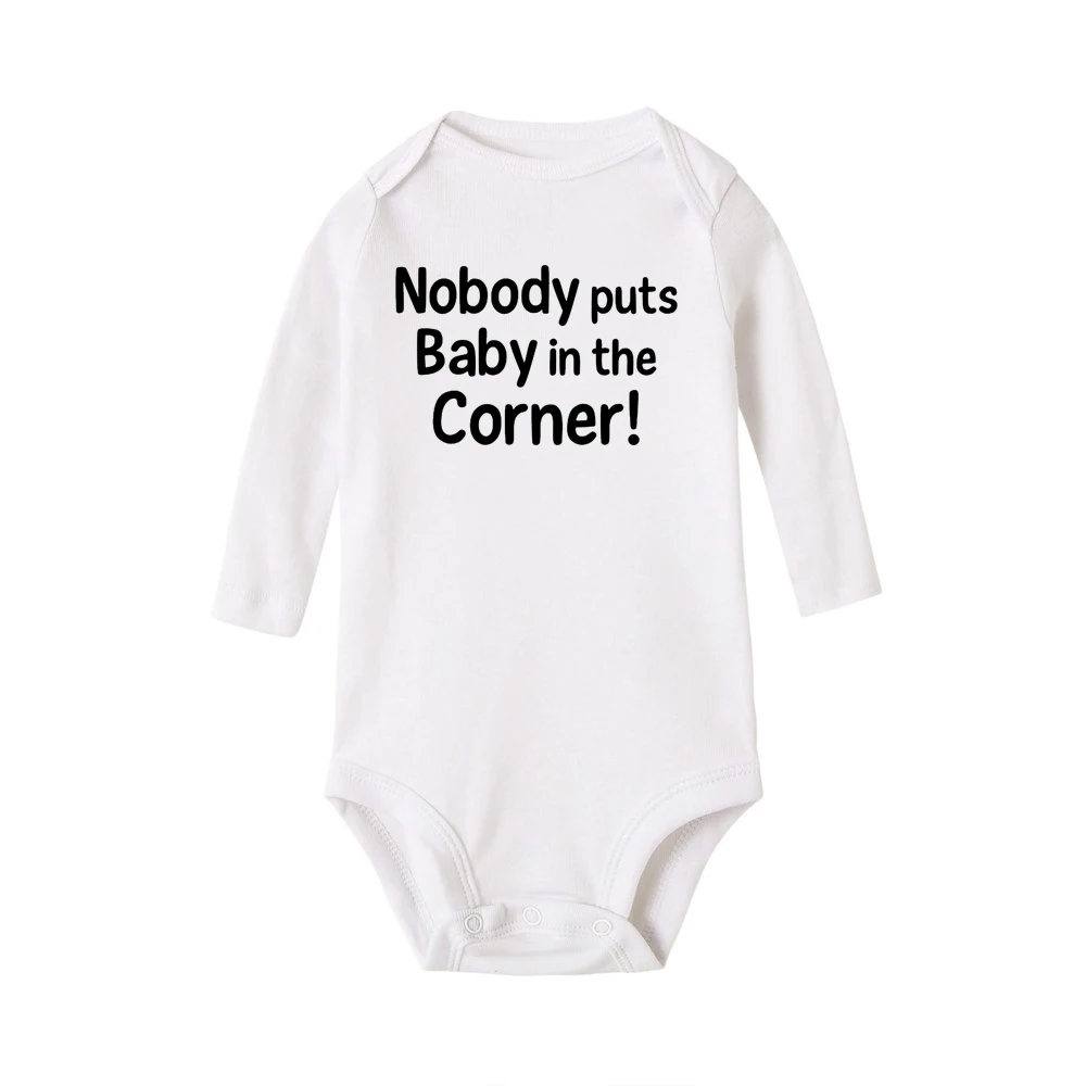 Комбинезон для новорожденных никто не ставит ребенка в угол забавный детский