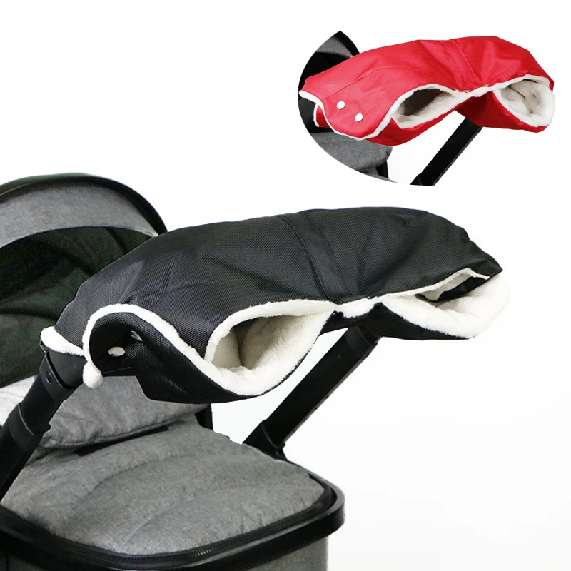 Детская зимняя теплая прогулочная коляска перчатки для коляски муфта рук