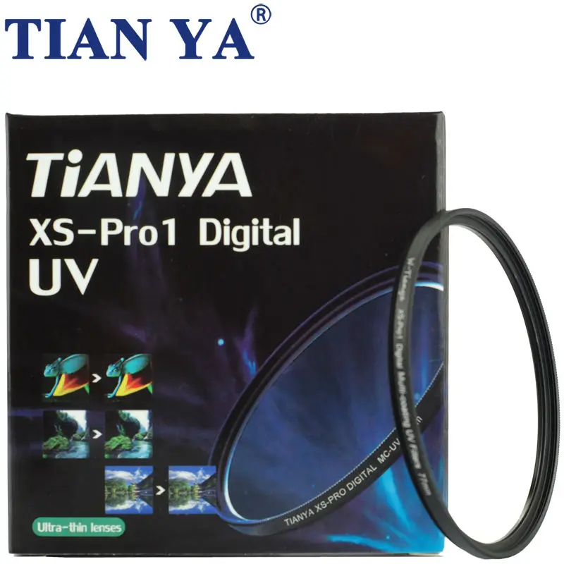 T &amp YFOTO MCUV фильтр 52 мм 55 58 62 67 72 77 Заводская оптовая цена для Canon Nikon Sony fujifilm
