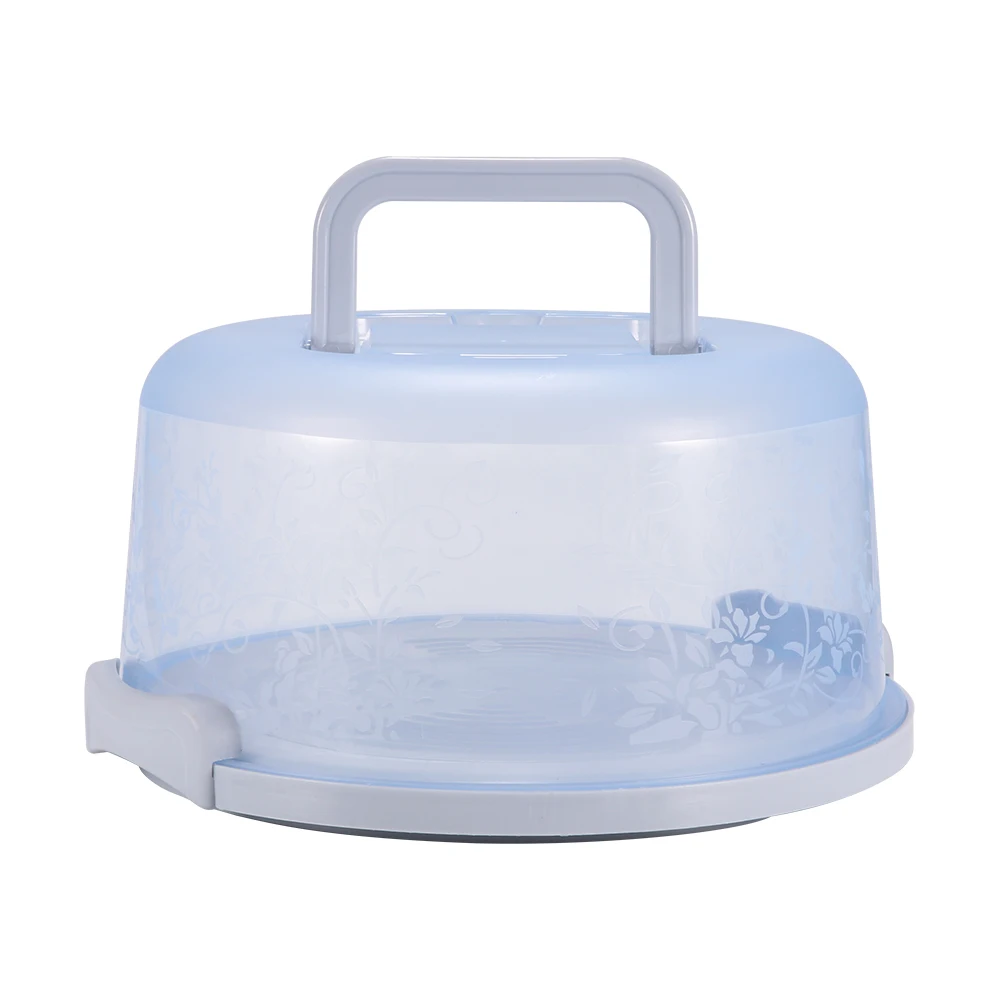 Круглый переносной пластиковый контейнер для тортов 26x12 5 см| |