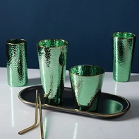 green beer glass mug creative crystal wine glass champagne glass mug goblet juice water tea cup drinking cups and mugs pub bar