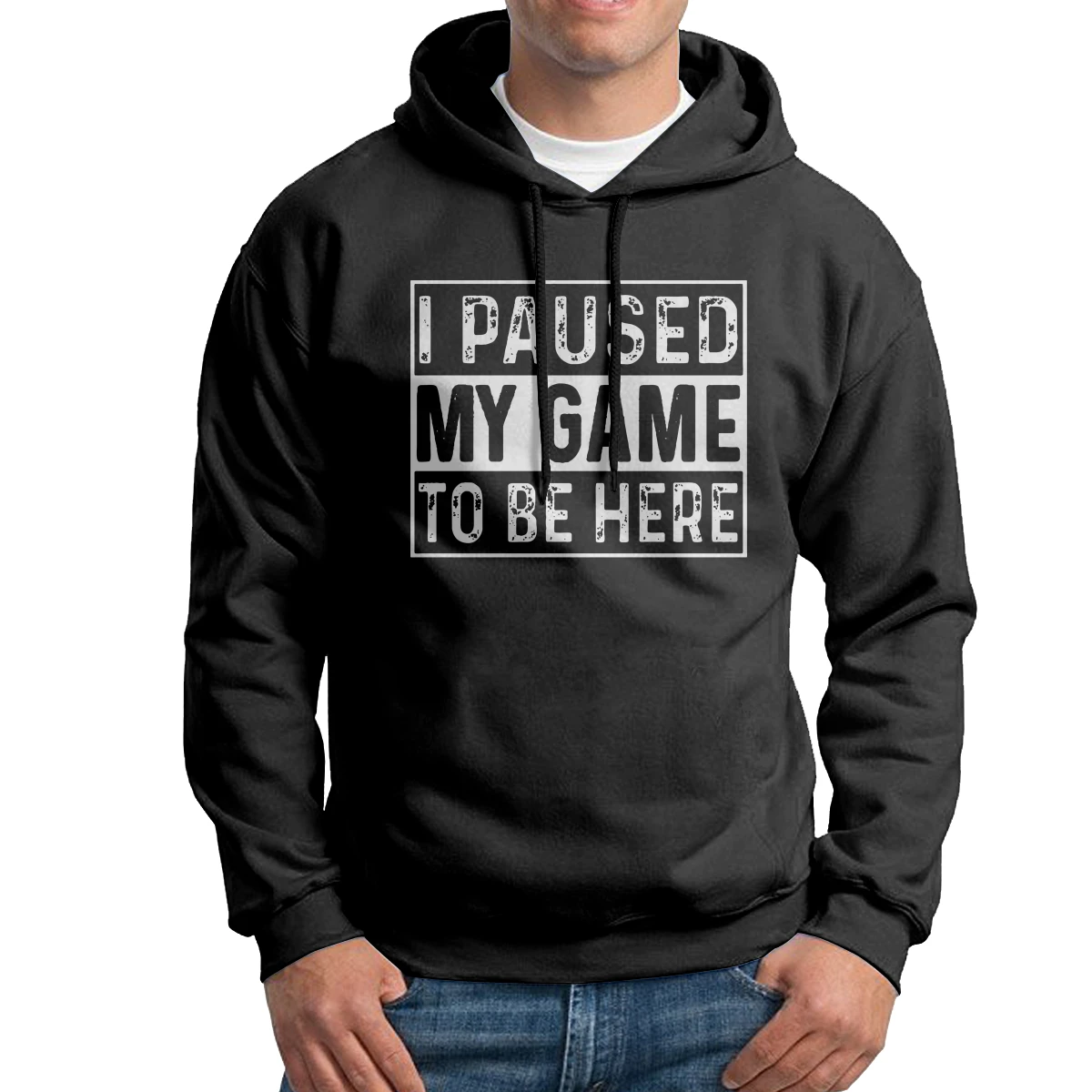 

Мужские игровые толстовки Pubg I Paused My Game To Be Here, дизайнерские хлопковые толстовки, модные пуловеры