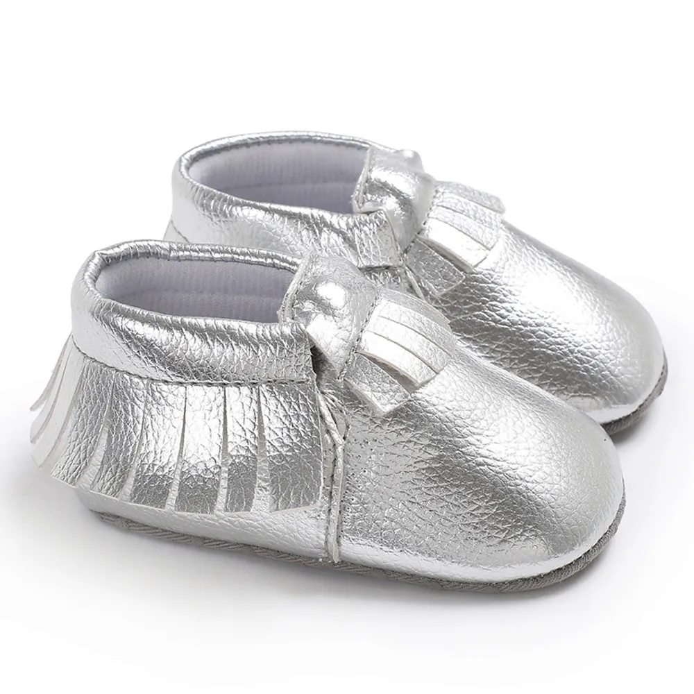 Милые ботиночки для маленьких девочек ботинки с бахромой на мягкой подошве