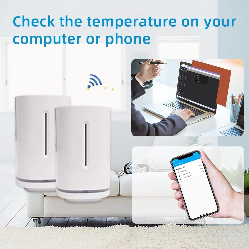 Детали ESP32 Wifi датчик температуры мониторинг ESPHome домашний помощник Автоматизация