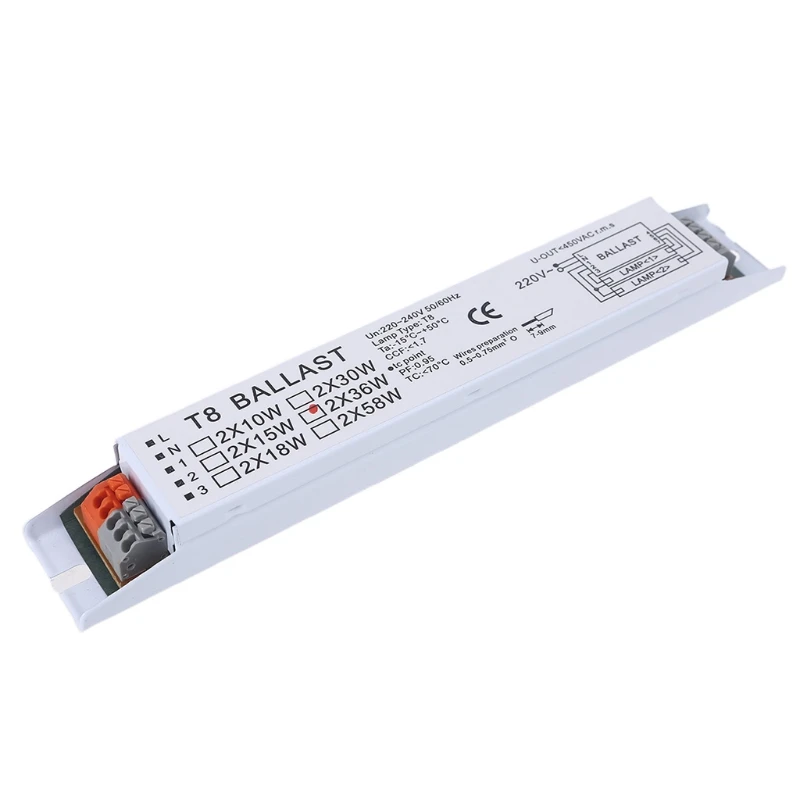 

220-240V AC 2x36W широкий напряжение T8 электронный балласт флуоресцентная лампа A0NC