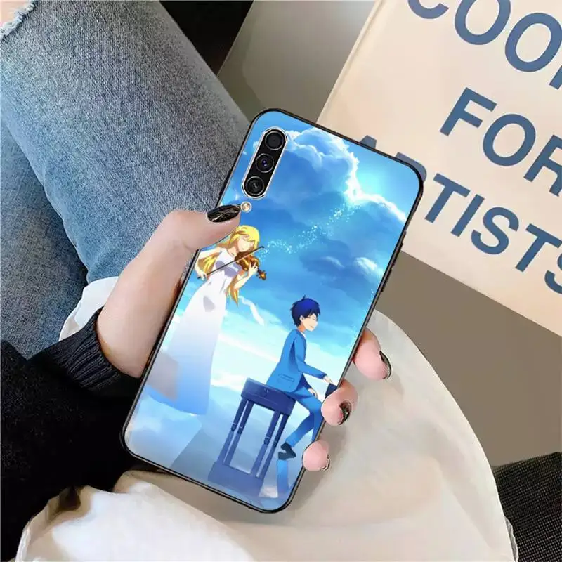 

Your lie in April Japan anime Phone Case For Samsung galaxy S 9 10 20 A 10 21 30 31 40 50 51 71 s note 20 j 4 2018 plus