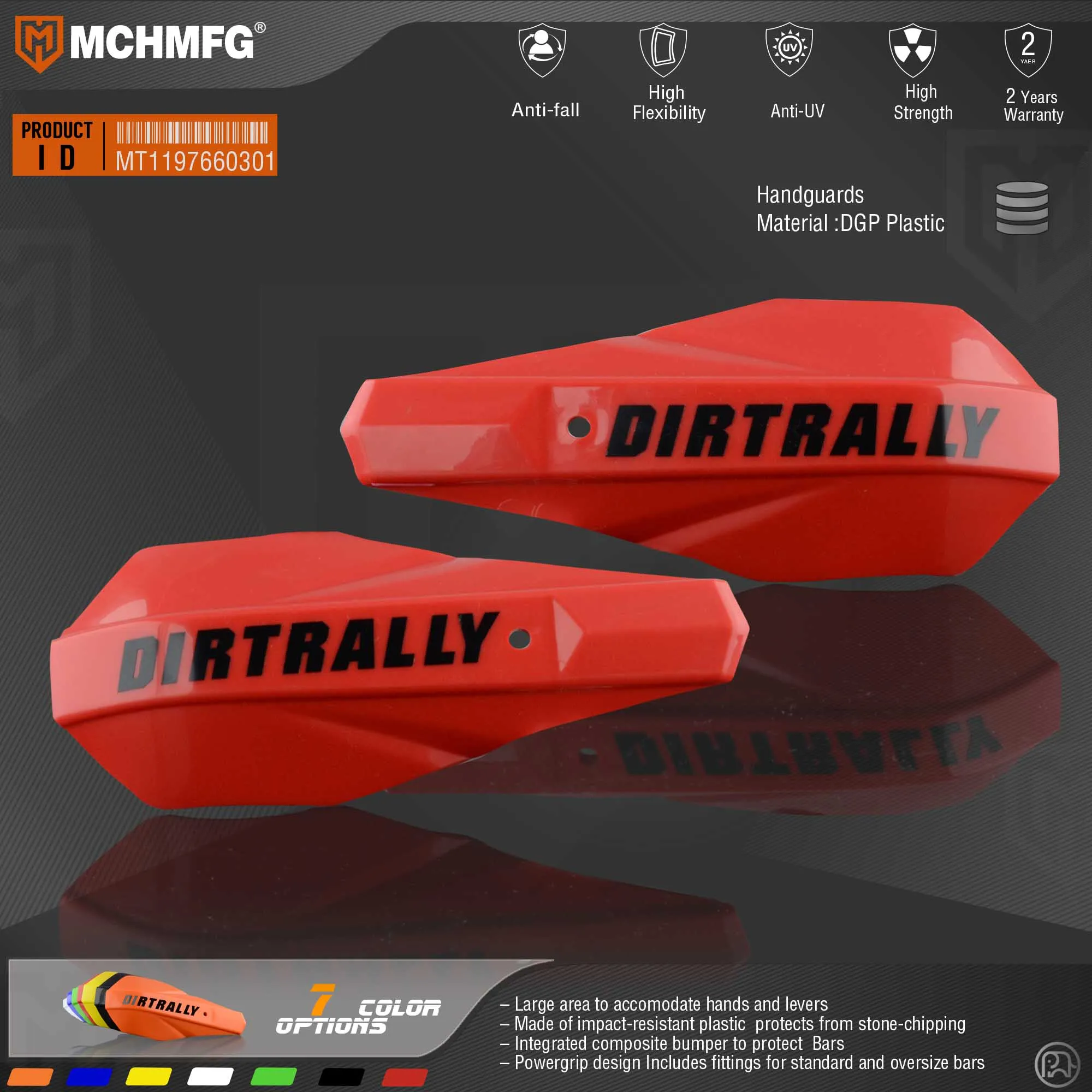 Uniko slim handguards для мотоцикла fit for1/8 28 мм Fat Bar7/8 &quot22 HandlebarCR XR YZ WR EX TTR CRF WRF EXC DRZ|Защита от