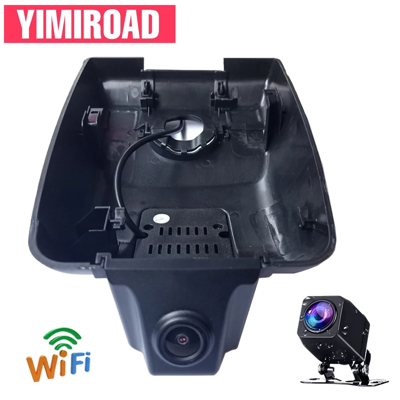 YIMIROAD Novatek 96675 FT1-D wifi Автомобильный видеорегистратор Двойной видеорегистратор для Toyota Camry XV70 XLE V70 Гибридный ASV-70 2010 Авто два видеорегистратора
