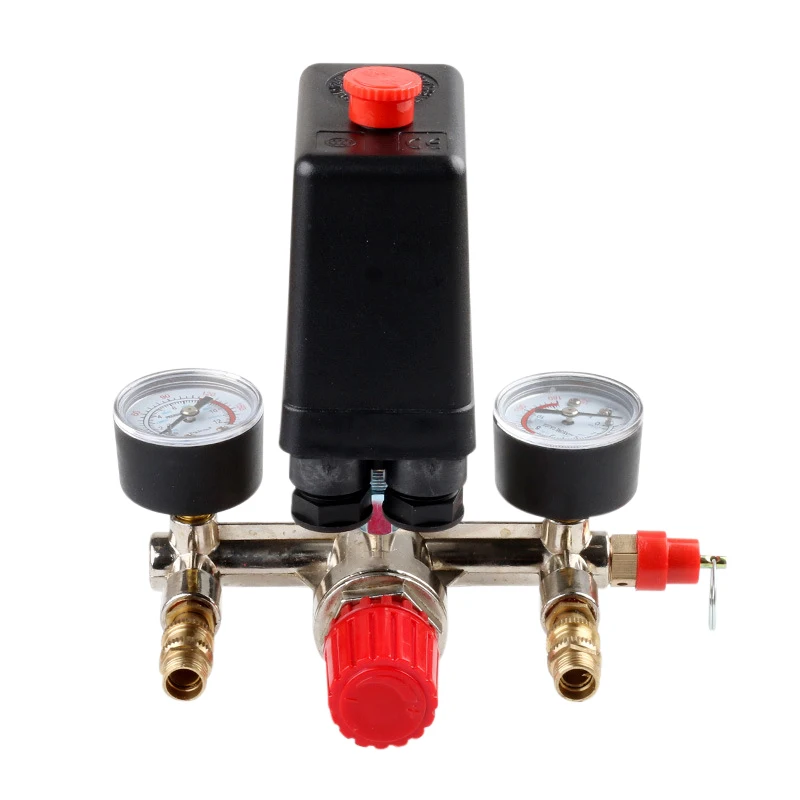 

220v Automatic Pressure Switch Air Compressor Control Valves Switch Assembly for Single Hole Air Compressor Tool