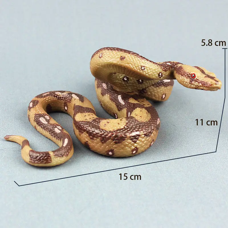 Boa Constrictor змея фигурка дикое животное ПВХ модель для взрослых детей Коллекция