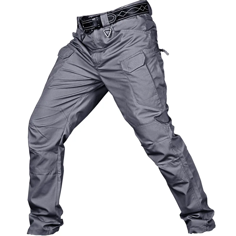 

Men's Tactical Pants Multi Pocket Elastic Waist Military Trousers Male Casual Cargo Pants For Men Clothing Slim Fit 5XL