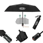 Автоматический зонт с 3 складками для KIA Sid Rio Soul Sportage Ceed Sorento Cerato K2 K3 K4 K5 портативный мужской женский мужской автомобильный зонт
