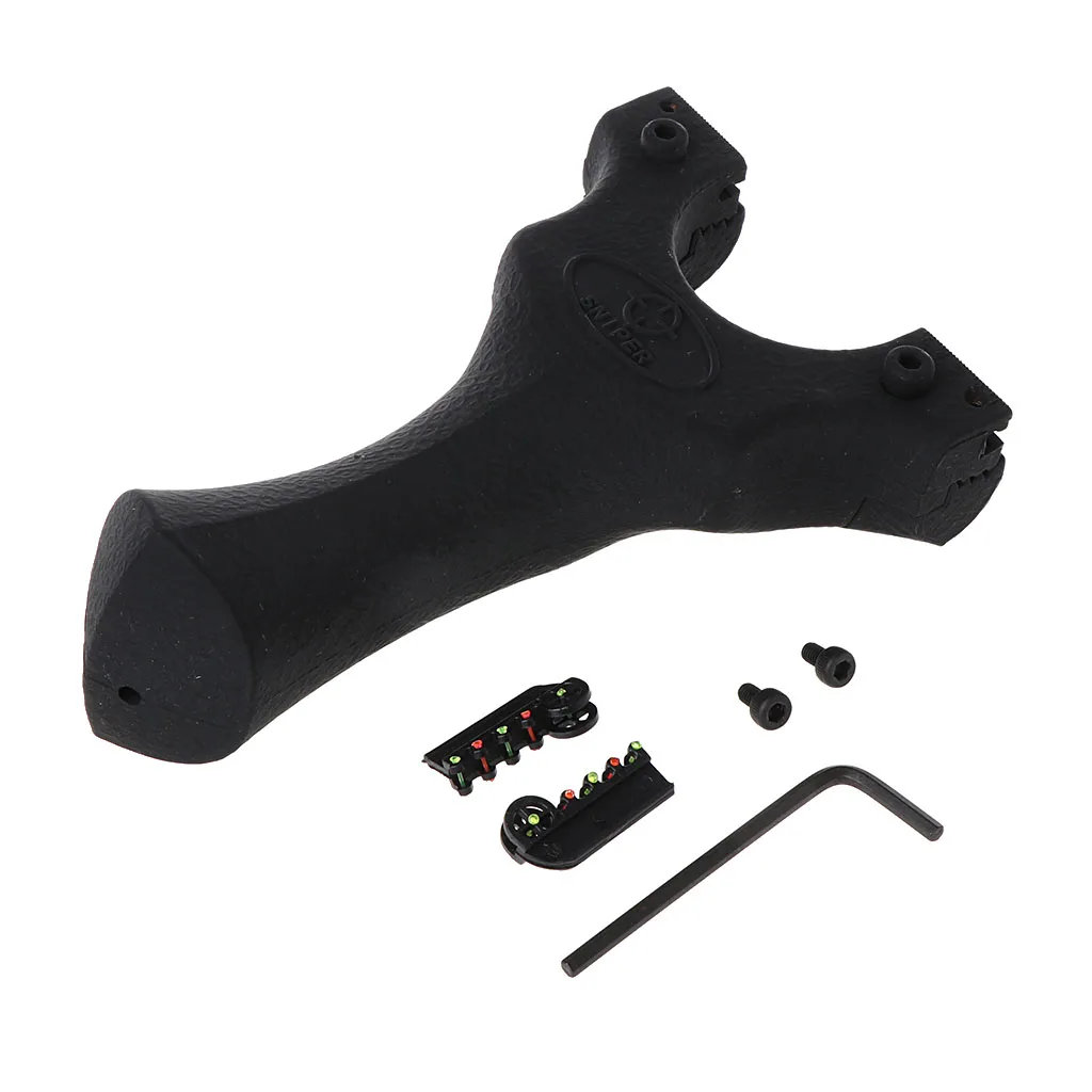 Рогатка смолы ручной катапульты охоты на открытом воздухе съемки без резиновой