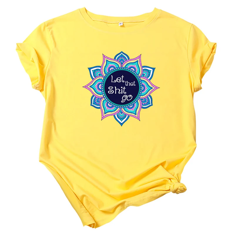 Женская хлопковая футболка модная повседневная из 100% хлопка с круглым вырезом и