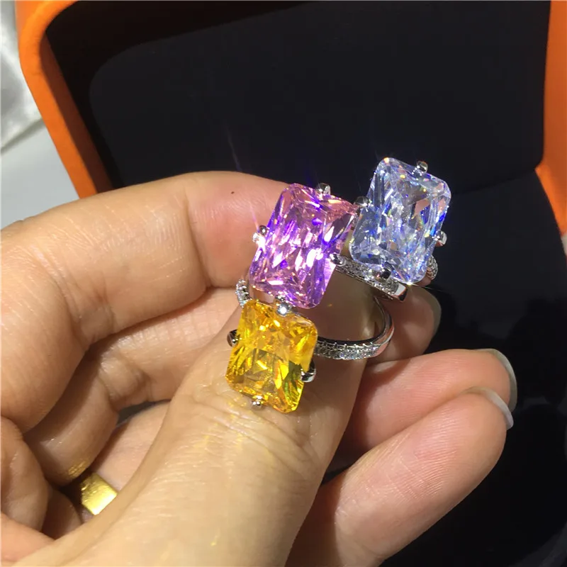 Женское Обручальное кольцо из серебра 925 пробы с фианитом | Украшения и