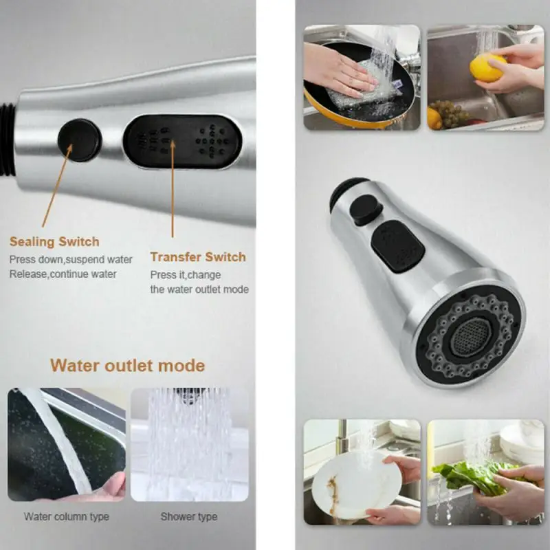2 Modes Water Faucet Bubbler Kitchen Saving Tap Bathroom Shower Head Filter Nozzle Spray | Обустройство дома