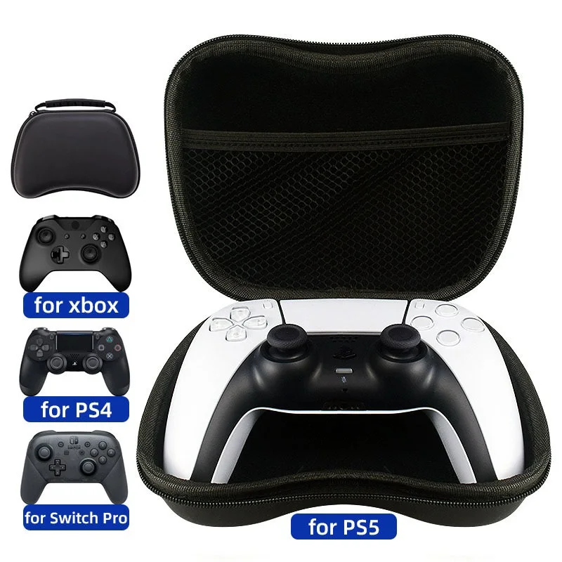 

Data Frog Hard Gamepad Carry Case For PS5/Xbox One 360/PS4 Protective Bag For Nintendo Switch Pro/PS3/Xbox Series X Gamepad