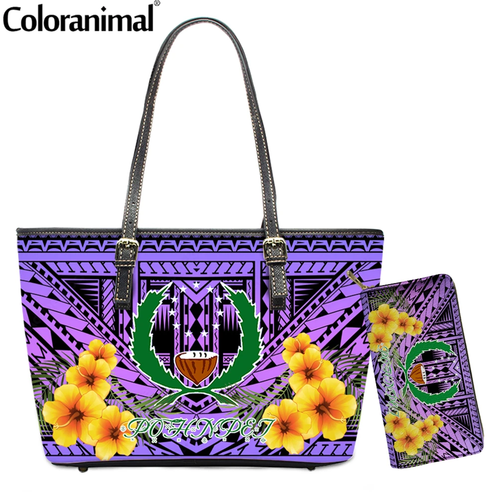 Coloranimal Мода для женщин комплект из 2 предметов: сумка &amp кошелек Понпеи