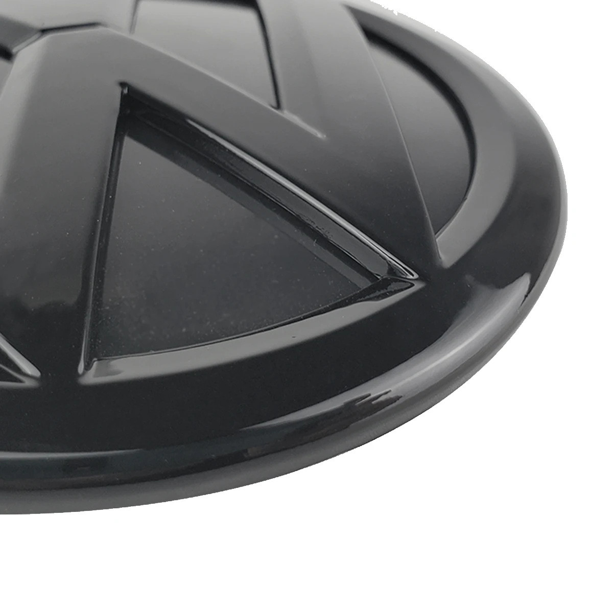

Gloss Black 140mm Front Grill Badge + 110mm Rear Trunk Lid Emblem Car Logo Fit for VW Volkswagen Golf MK7.5 2017 2018 2019 2020