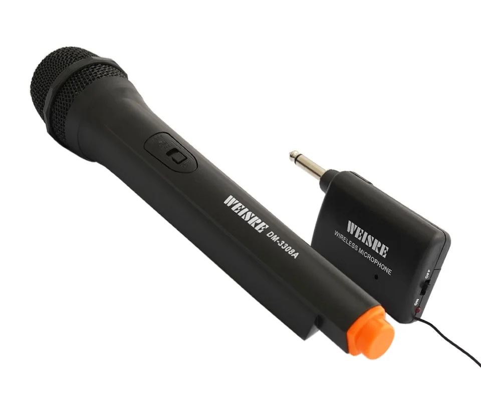 WEISRE профессиональный беспроводной УКВ Караоке ручной передатчик набор