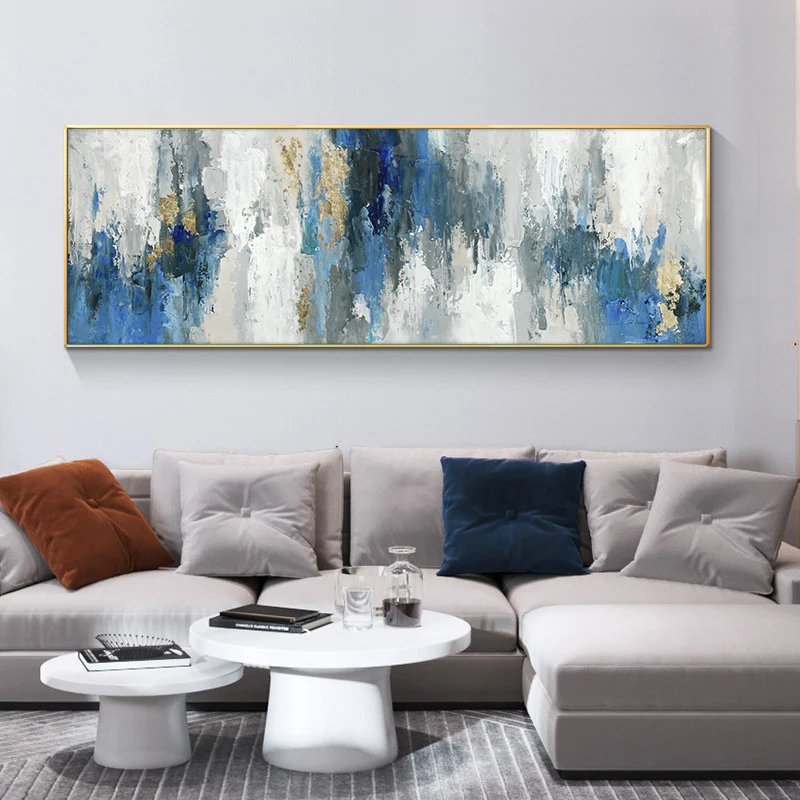 

100% Hand Painted Abstract Oil Painting on Canvas Fashion Modern Canvas Landscape Wall Art Painting For Living Room Home Decor