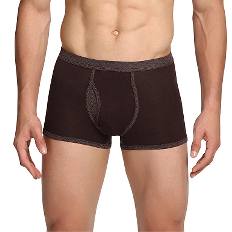 Для мужчин боксеры Шорты боксерские Модальные трусы Ice Silk стрейч трусики дышащие