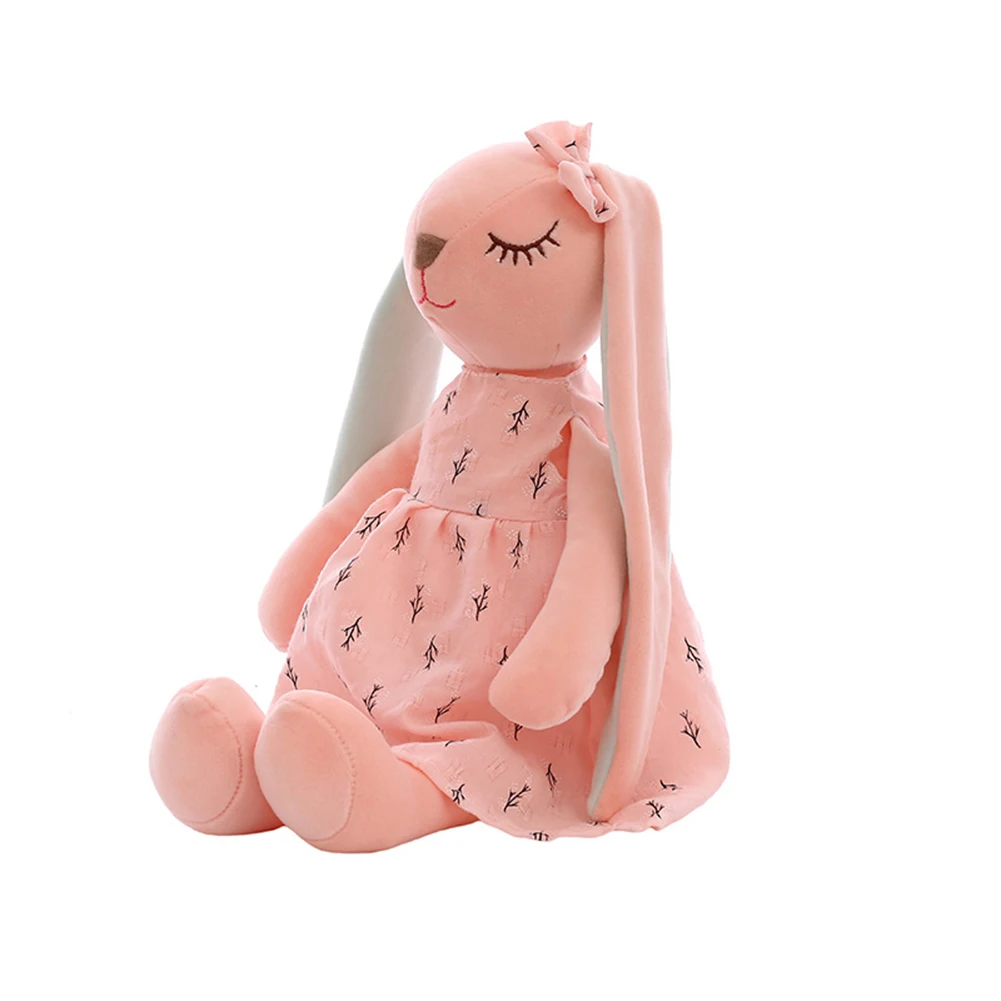 

35/45/55cm Long Ears Cute Rabbit Doll Baby Cartoon Plush Soft Stuffed Animal Toys for Easter Day Children Bunny Birthday Gift
