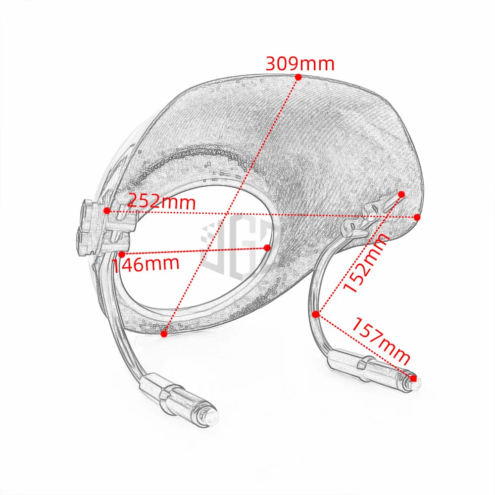 Ветрозащитный экран для мотоцикла VESPA GTS 125 150 200 250 300 2013 - 2021