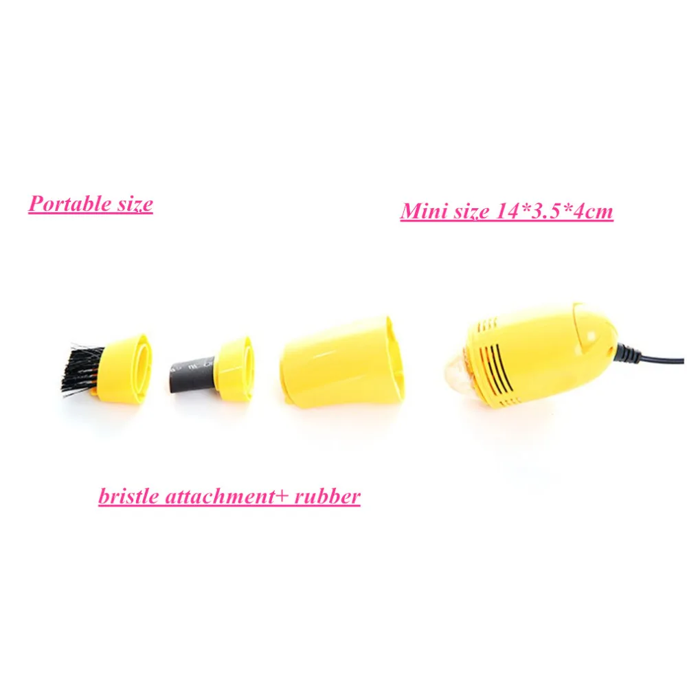 Мини USB Клавиатура Пылесос пылесборник для ноутбука клавиатура щетка уборки пыли