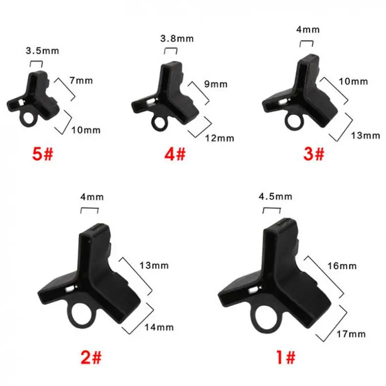Тройные рыболовные крючки 38 шт./лот чехлы кепки для чехлов смешанные черно-белые
