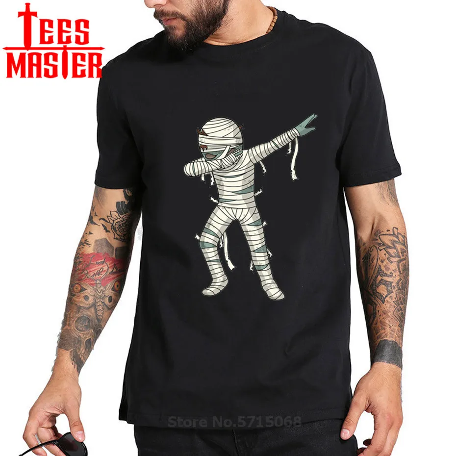 Забавная Мужская футболка Dabbing на Хэллоуин хипстерская с танцевальной позой хип
