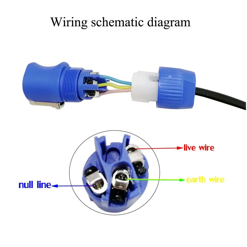 20A 250В 3Pin авиационный штекер розетка Женский усилитель звука светодиодный
