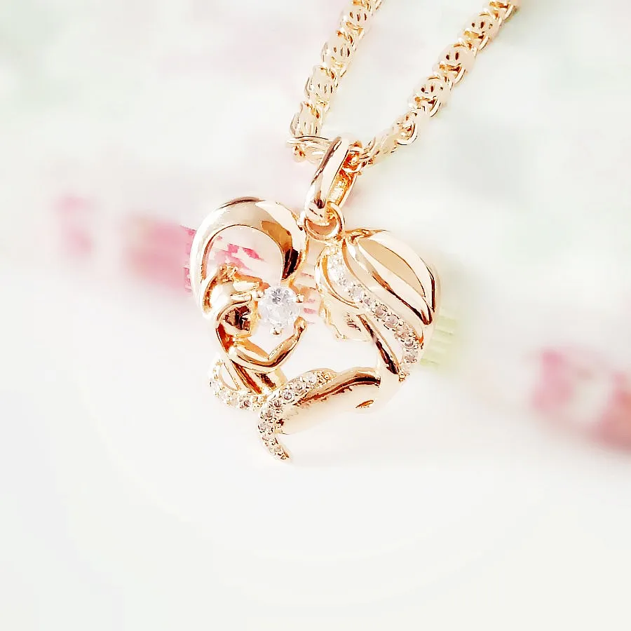 

Религиозная подвеска, новый кулон, православная подвеска, женская бижутерия, ожерелье из розового золота 585 пробы, Русская православная под...