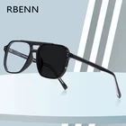 Очки для чтения RBENN мужские фотохромные, модные дизайнерские квадратные с двойной перемычкой, Рецептурные очки-Хамелеон + 0,5 0,75 1,75 2,25
