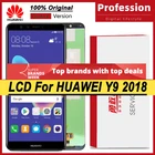 100% Оригинальный 5,93 ''IPS дисплей с рамкой для Huawei Y9 2018 FLA-L22 LX2 LX3
