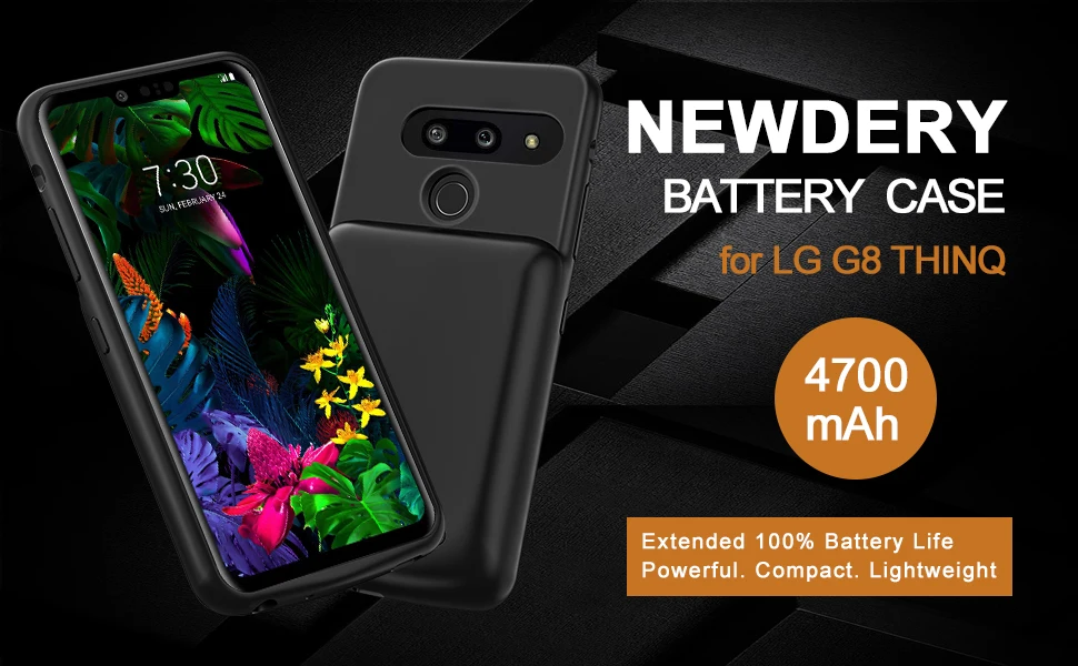 Новое поступление Подарочный чехол для батареи для LG G7 тонкий Q G7 plus G8 ThinQ чехол для зарядного устройства для LG G7 G8 ThinQ черный
