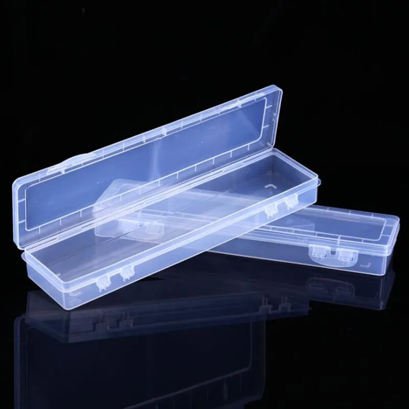 

20 шт простой прозрачный ПП-пластик пенал прекрасный пенал для детей Подарки для школы и офиса поставки NO36