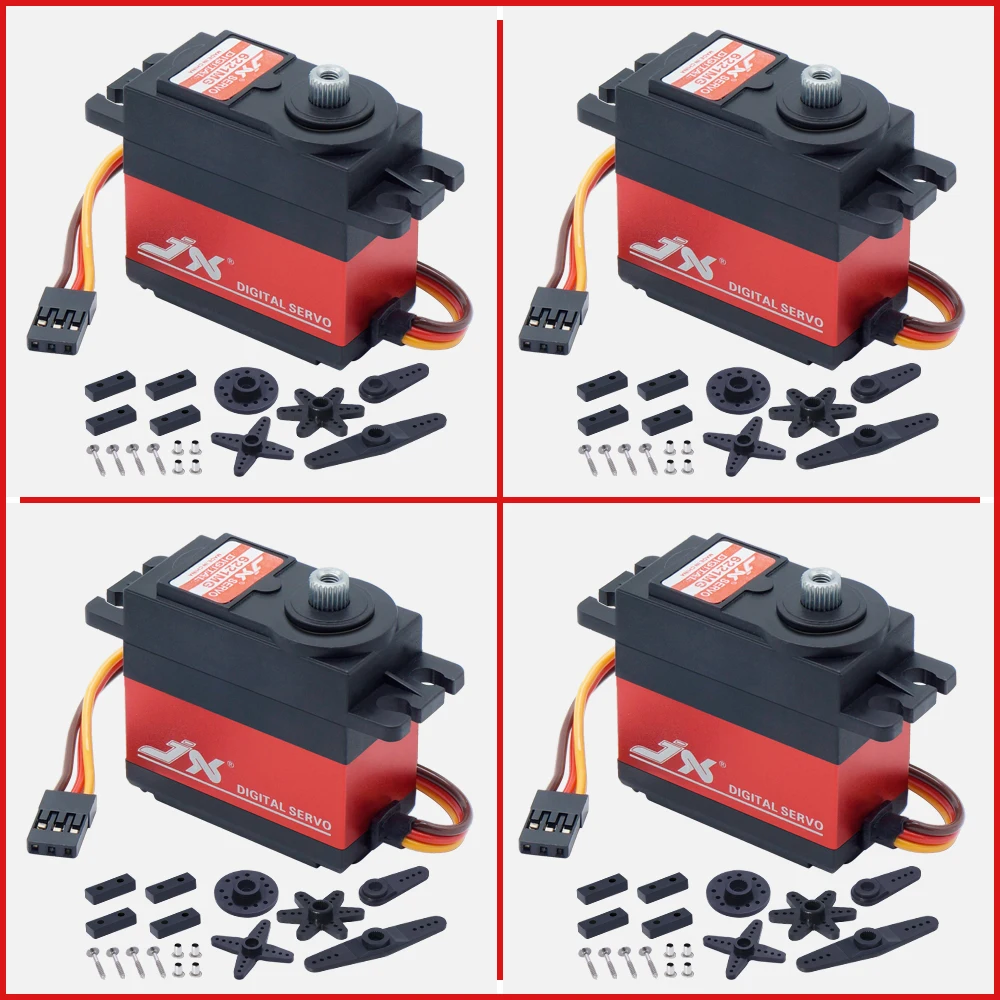 4 шт. JX сервопривод PDI 6221MG 62g 20kgHigh металлическая шестерня цифровой стандартный для