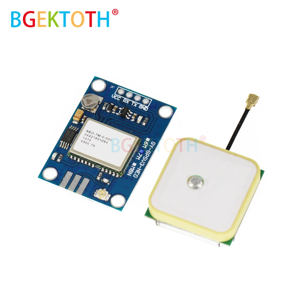 

NEO-7M For Replace Neo-6M Dual Antenna Interface GPS Mini NE0-7M EEPROM Satellite Positioning Module 51 SCM MCU For Arduno