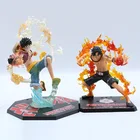 Аниме One Piece Luffy Fire Fist ZERO Portgas D Ace Battle Ver. Флим VC Фигурка Статуя Коллекционная модель детские игрушки кукла